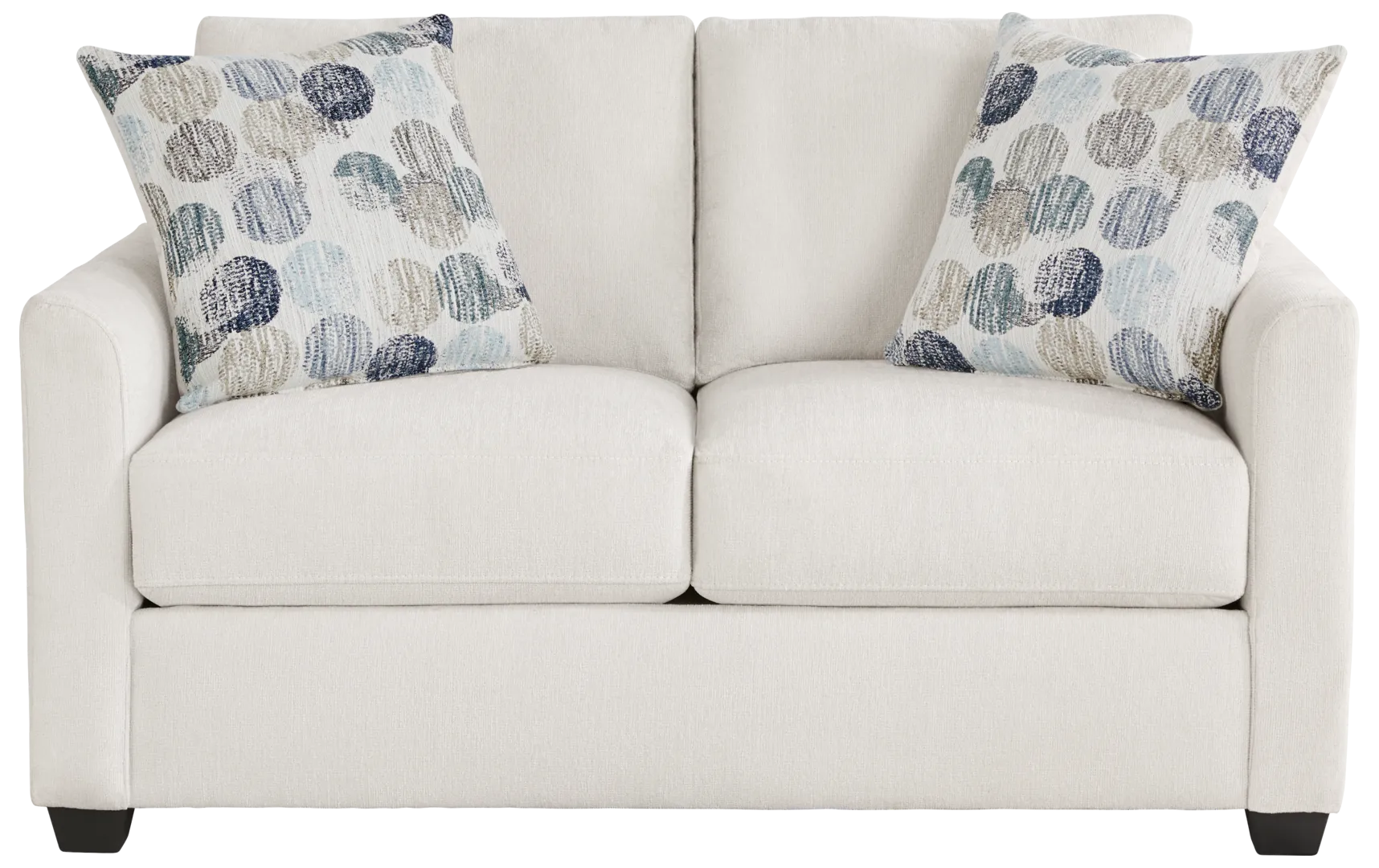 ivory loveseat