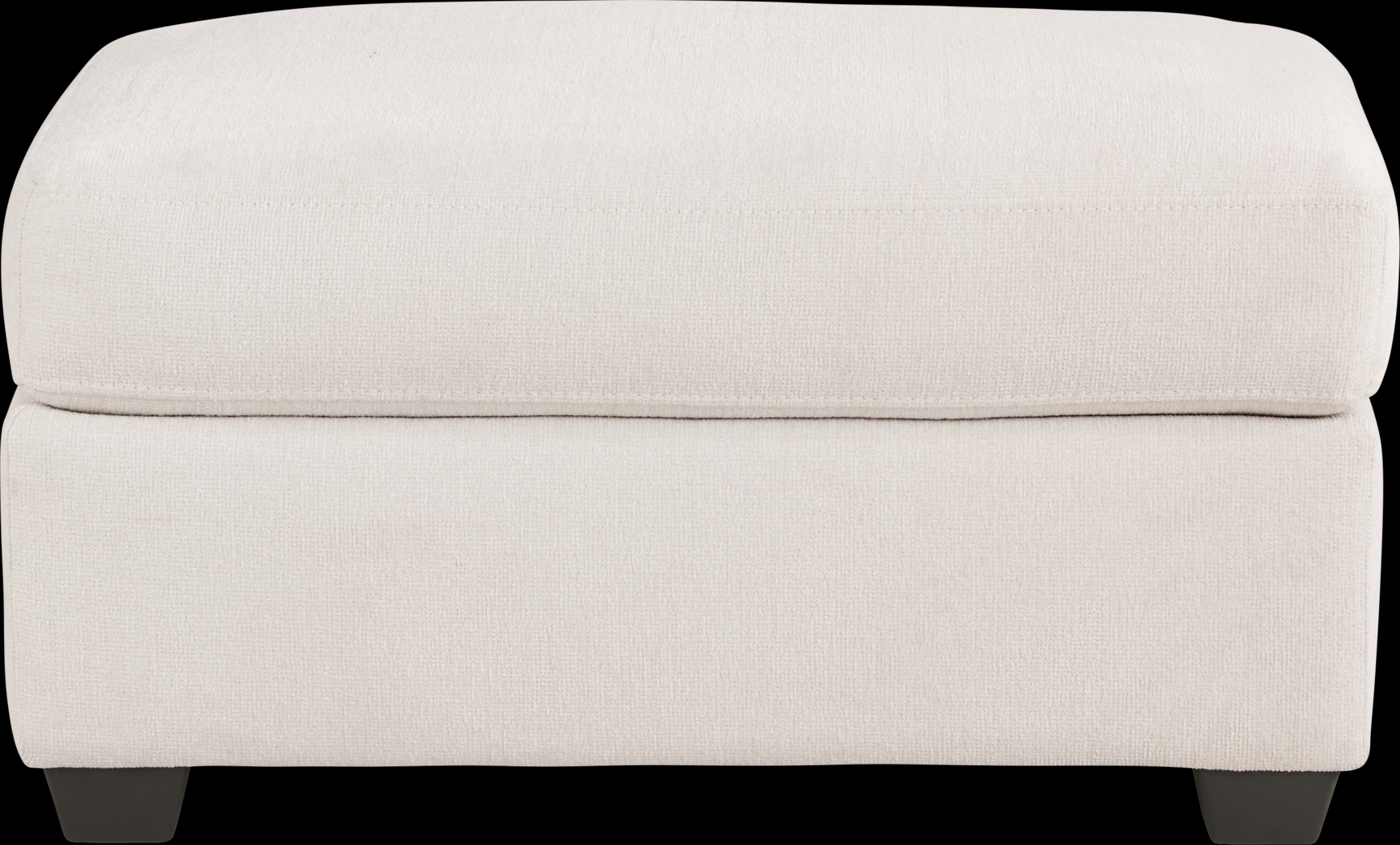 Caprice Ivory Ottoman - Thumbnail - Image 2