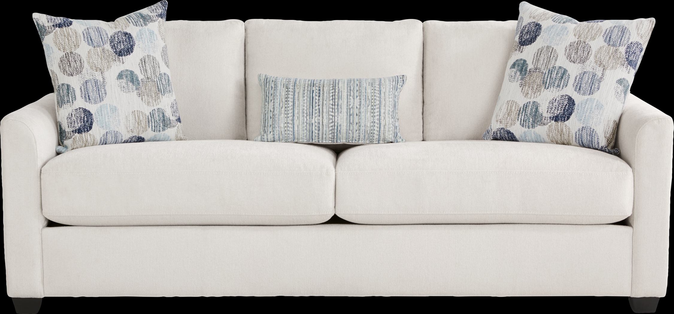 Caprice Ivory Sofa - Thumbnail - Image 1