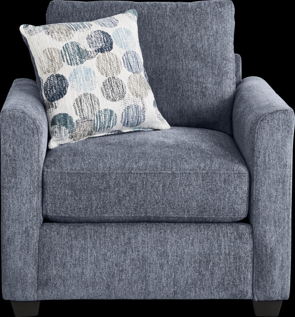 Caprice Navy 8 Pc Living Room - Thumbnail - Image 9