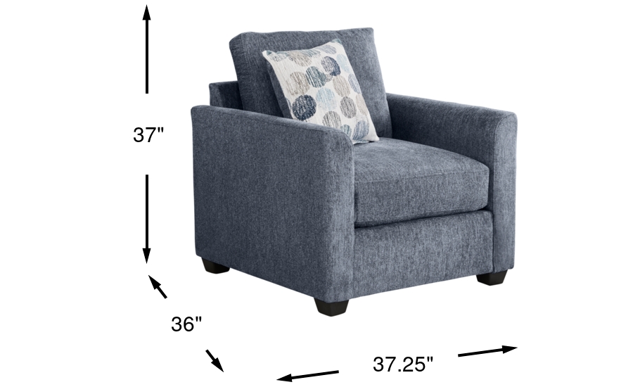 Dimension Image. Please refer to the Dimension Tab on this page for dimension details.