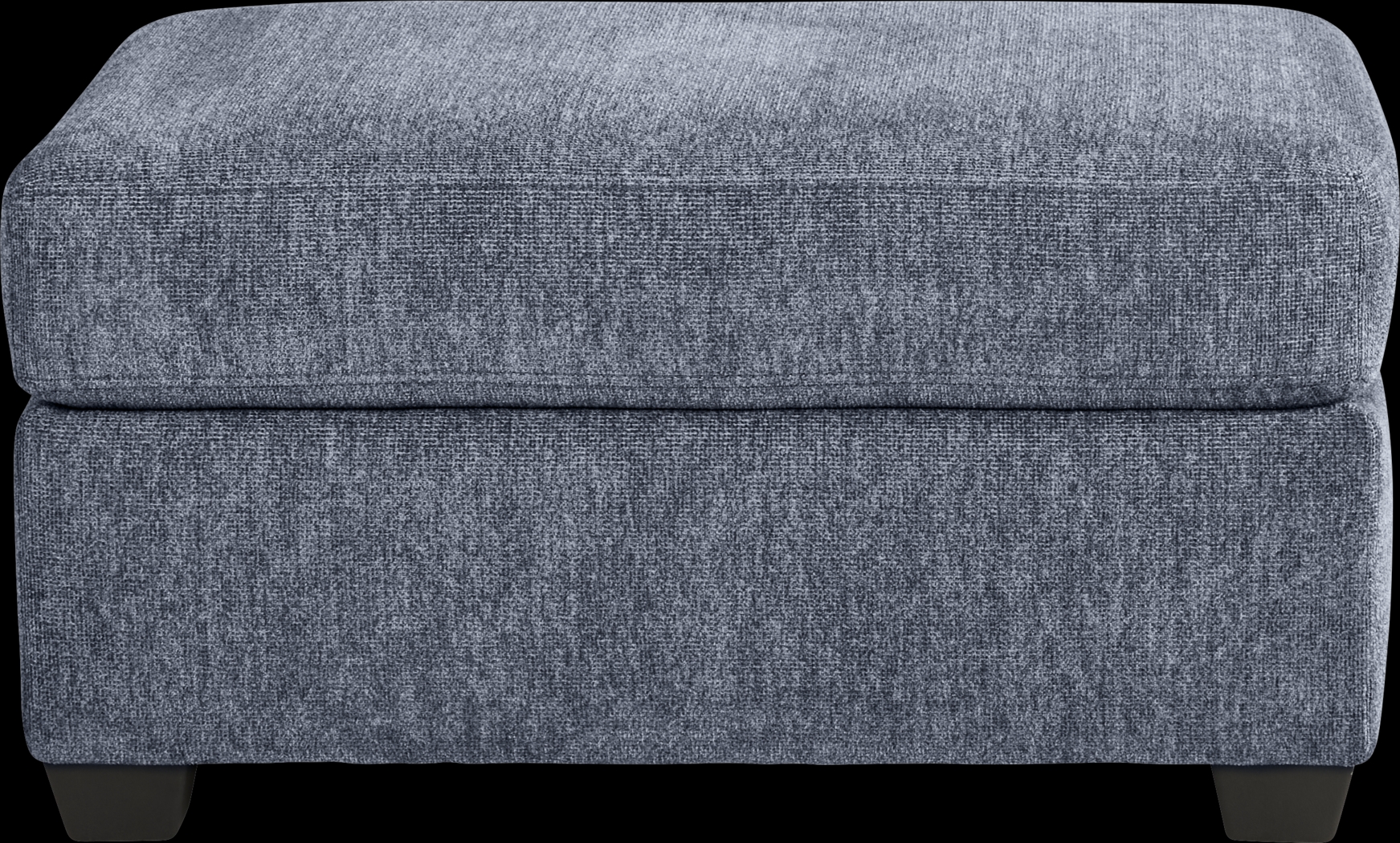 Caprice Navy Ottoman - Thumbnail - Image 2