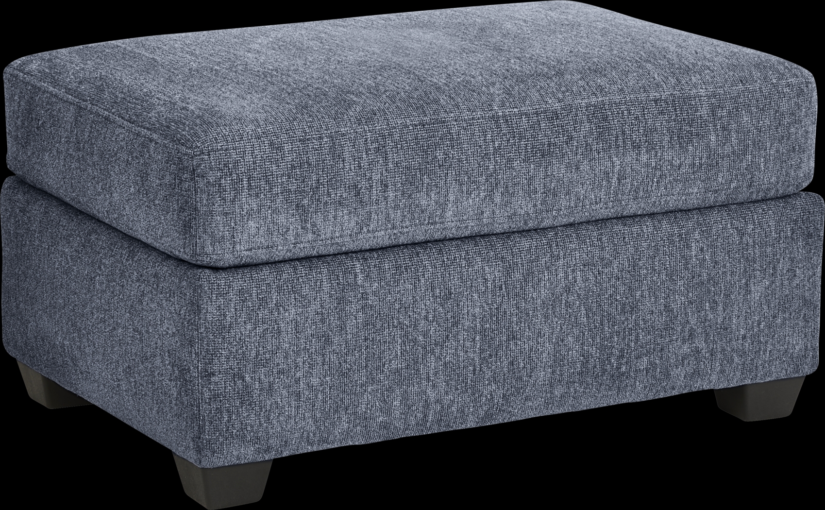 Caprice Navy Ottoman - Thumbnail - Image 1