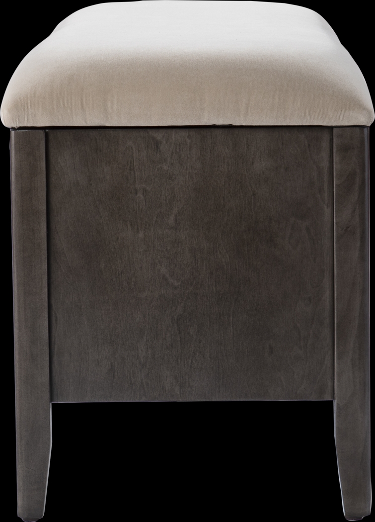 Capriola Gray Accent Bench - Thumbnail - Image 3