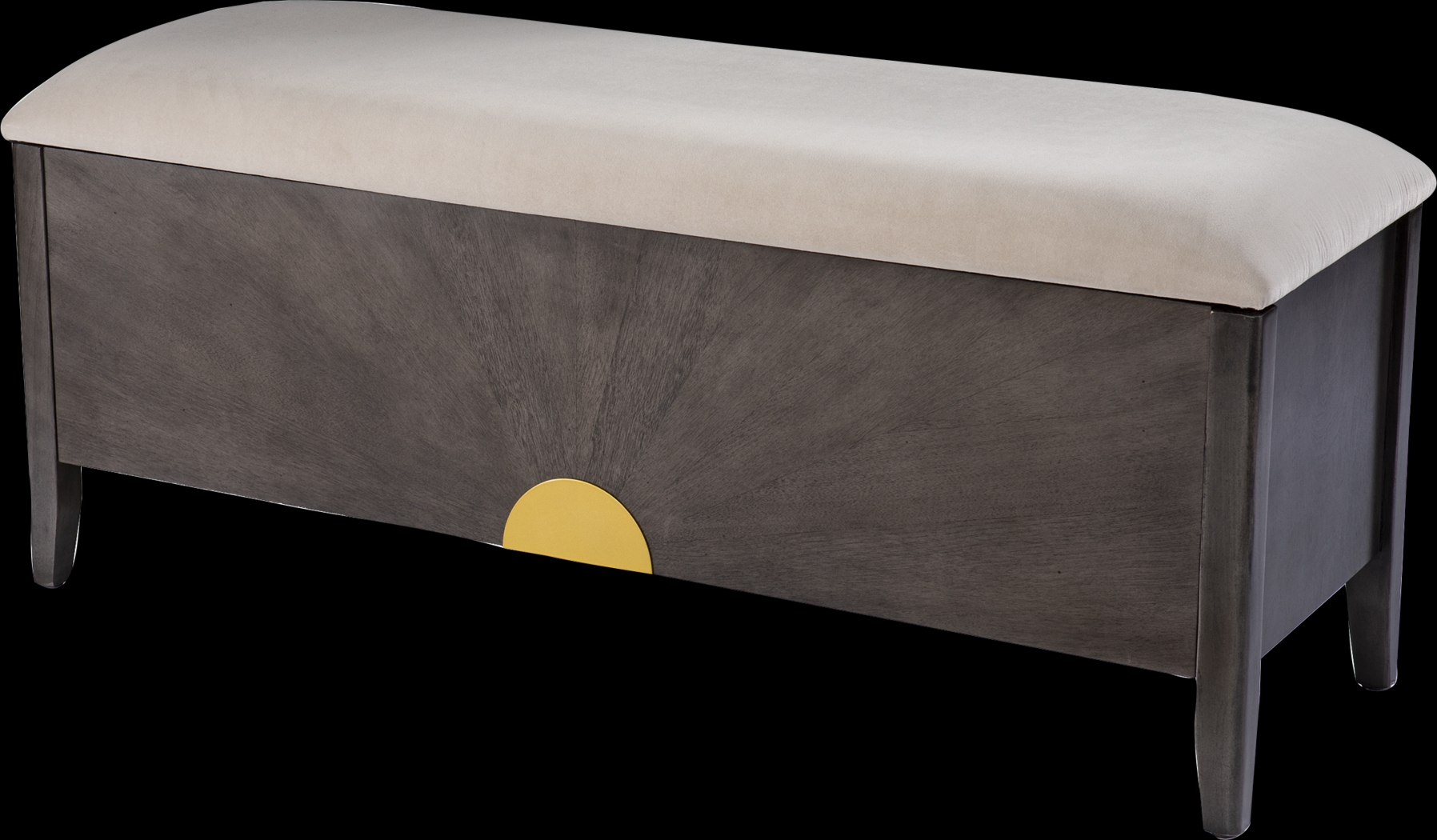 Capriola Gray Accent Bench - Thumbnail - Image 1