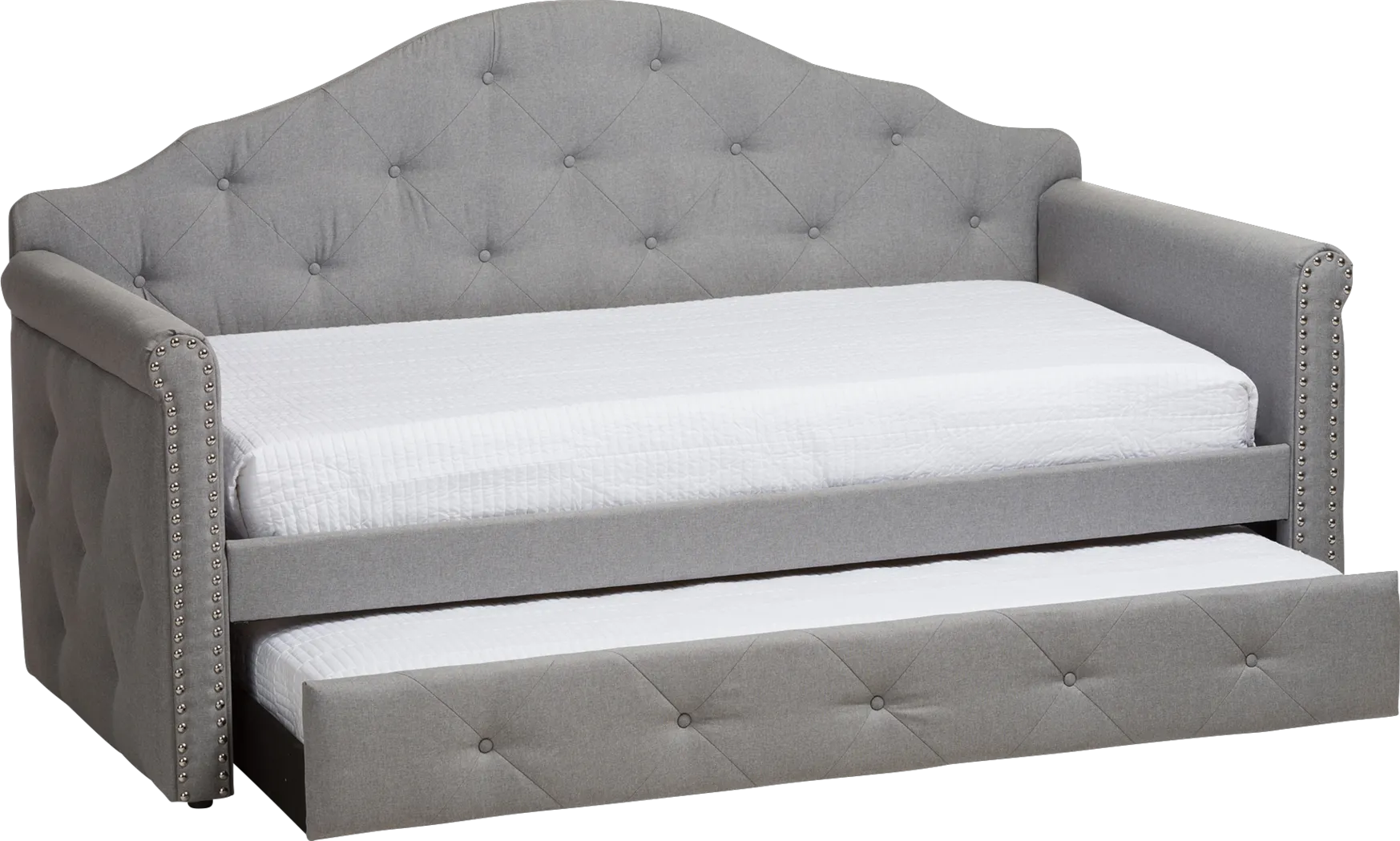 Capson Gray Daybed with Trundle - Thumbnail - Image 4