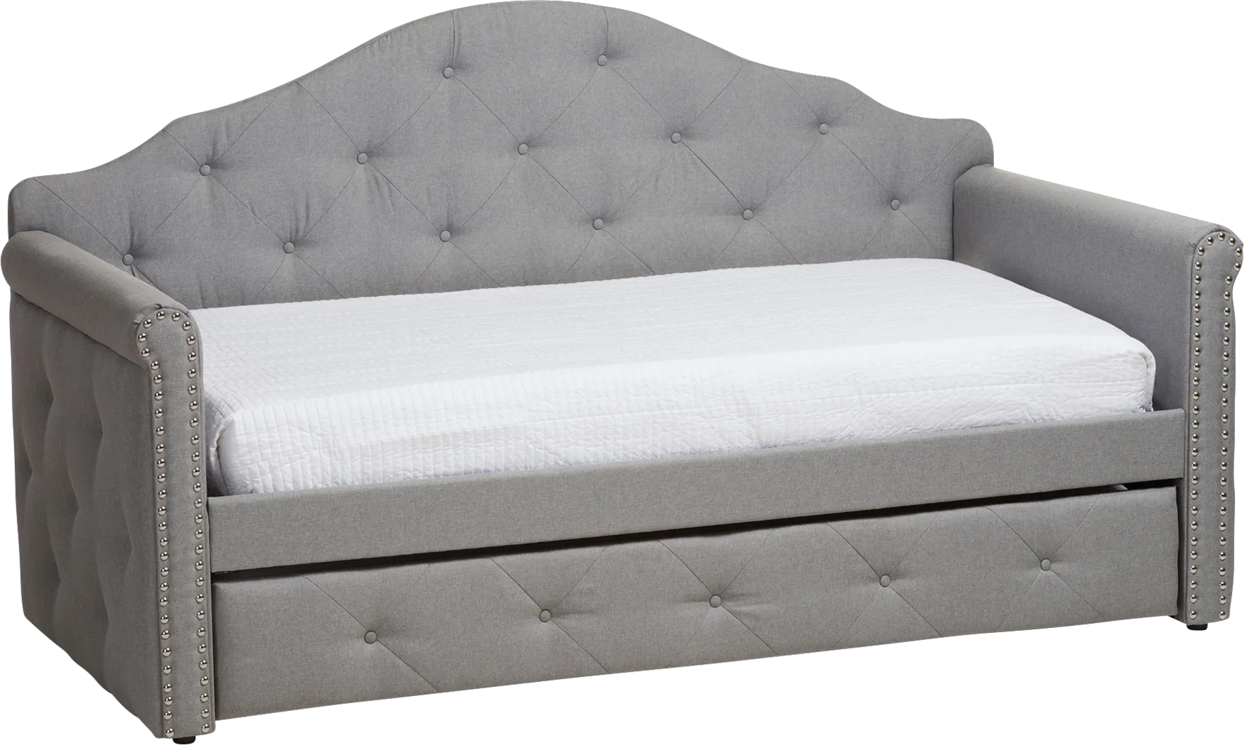 Capson Gray Daybed with Trundle - Thumbnail - Image 1