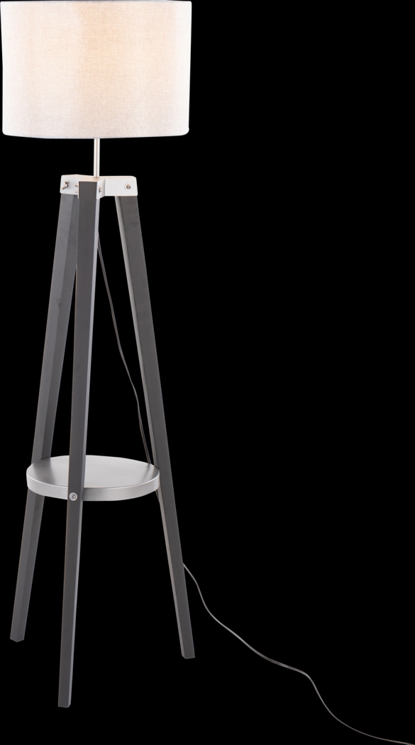 Capstan Court Black Floor Lamp - Thumbnail - Image 4
