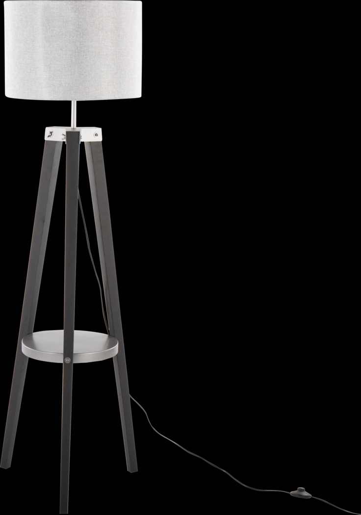 Capstan Court Black Floor Lamp - Thumbnail - Image 5