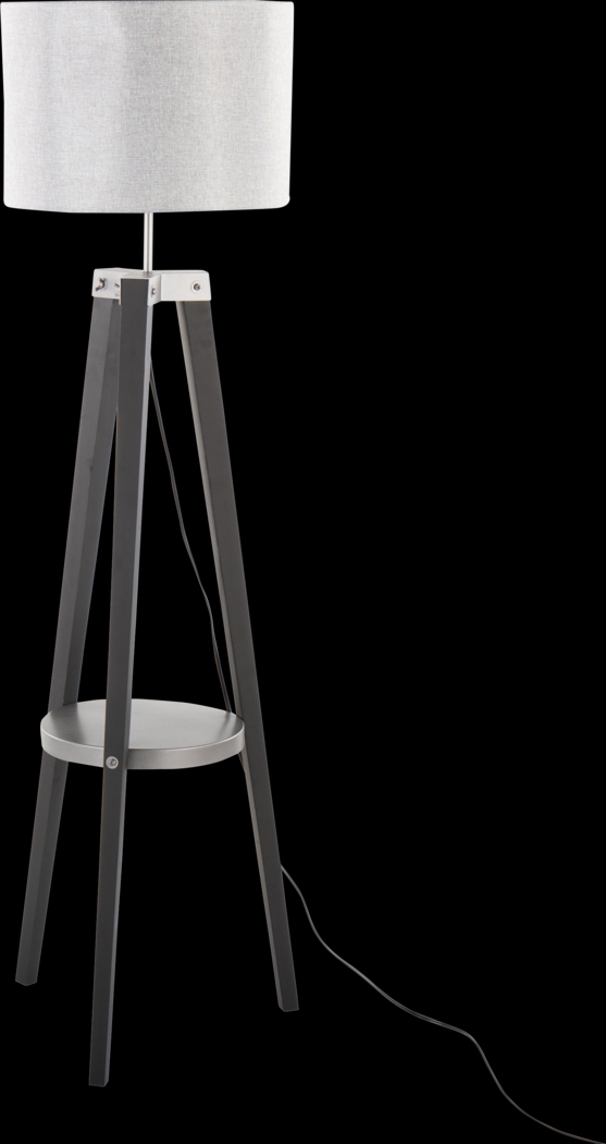 Capstan Court Black Floor Lamp - Thumbnail - Image 1
