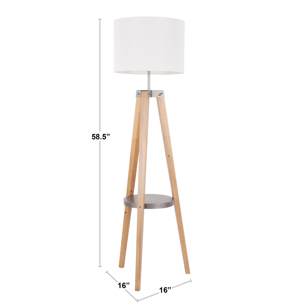 Capstan Court Walnut Floor Lamp - Thumbnail - Image 11