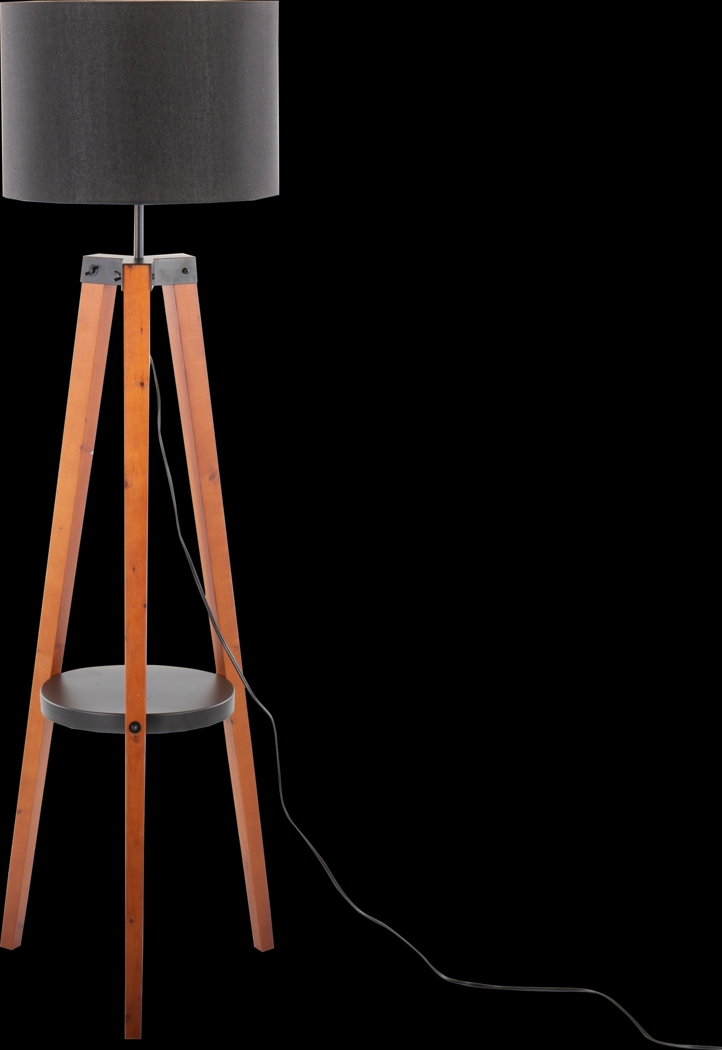 Capstan Court Walnut Floor Lamp - Thumbnail - Image 5