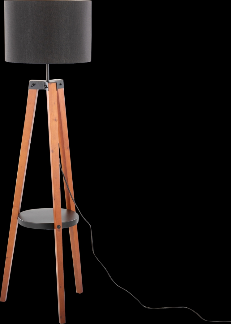 Capstan Court Walnut Floor Lamp - Thumbnail - Image 6