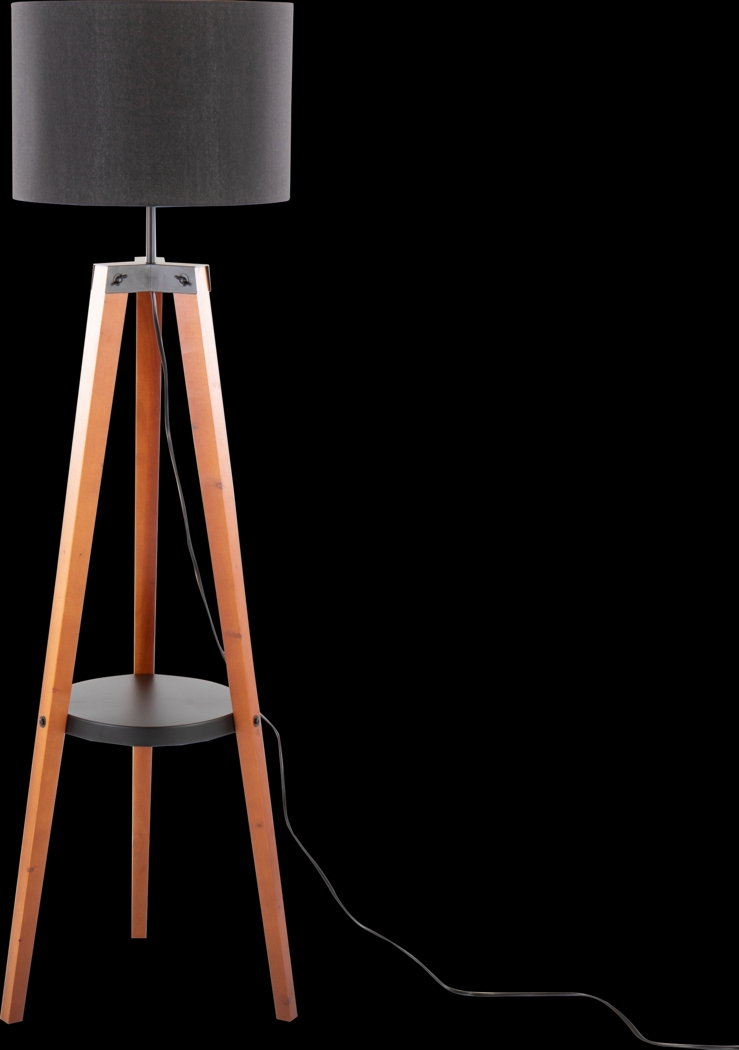 Capstan Court Walnut Floor Lamp - Thumbnail - Image 7
