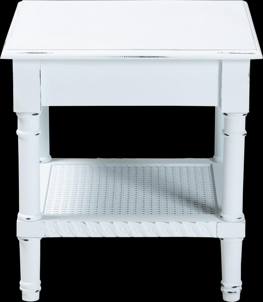 Capstany White End Table - Thumbnail - Image 4