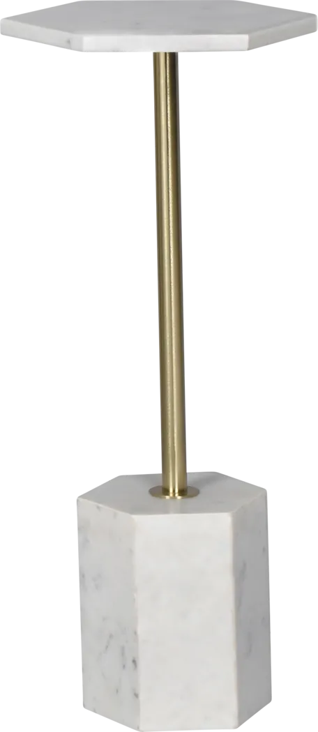 Capun White Accent Table - Thumbnail - Image 4