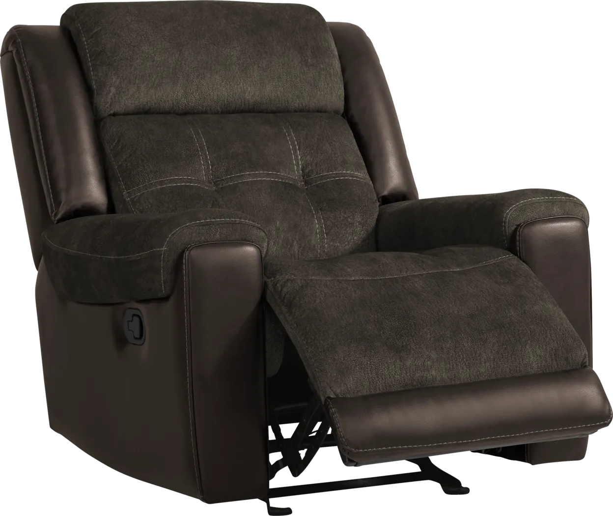 Capwood Brown Glider Recliner - Thumbnail - Image 3