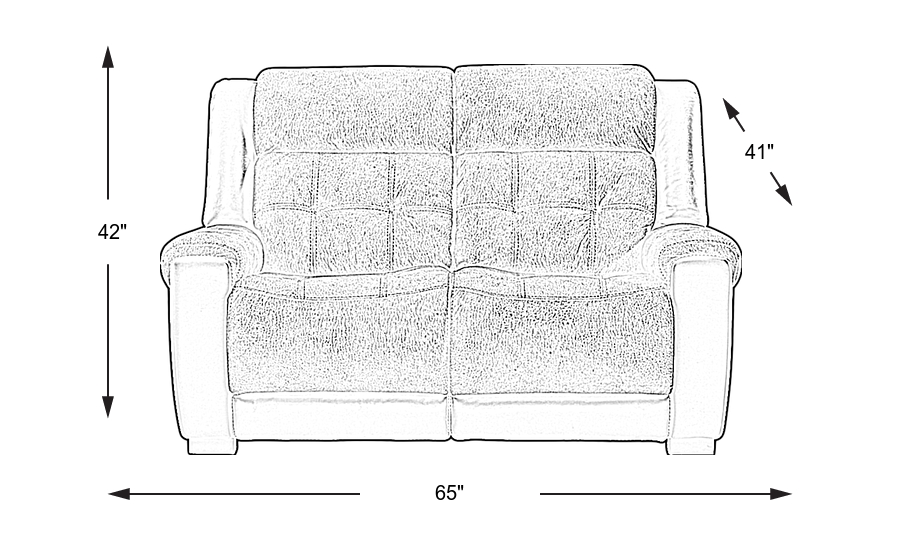 Dimension Image. Please refer to the Dimension Tab on this page for dimension details.