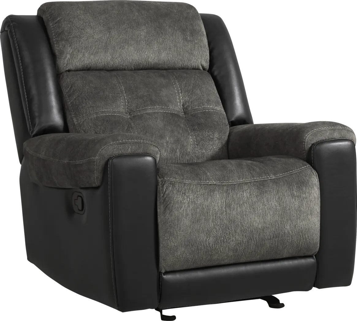 Capwood Gray 3 Pc Living Room with Reclining Sofa - Thumbnail - Image 5
