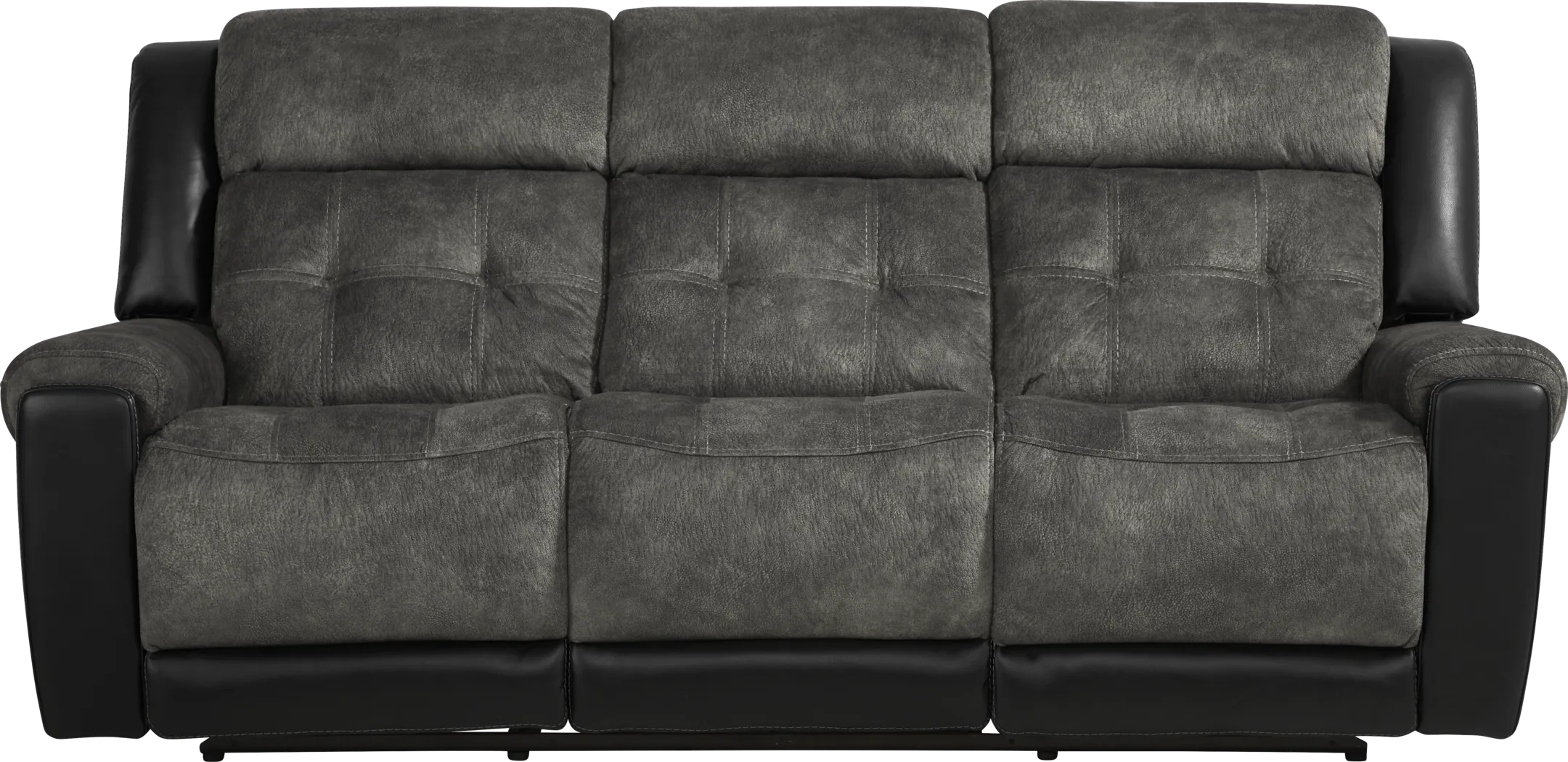 Capwood Gray 3 Pc Living Room with Reclining Sofa - Thumbnail - Image 2