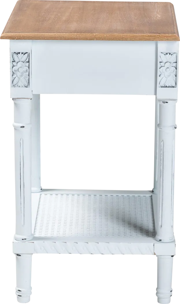 Caracaly White End Table - Thumbnail - Image 6