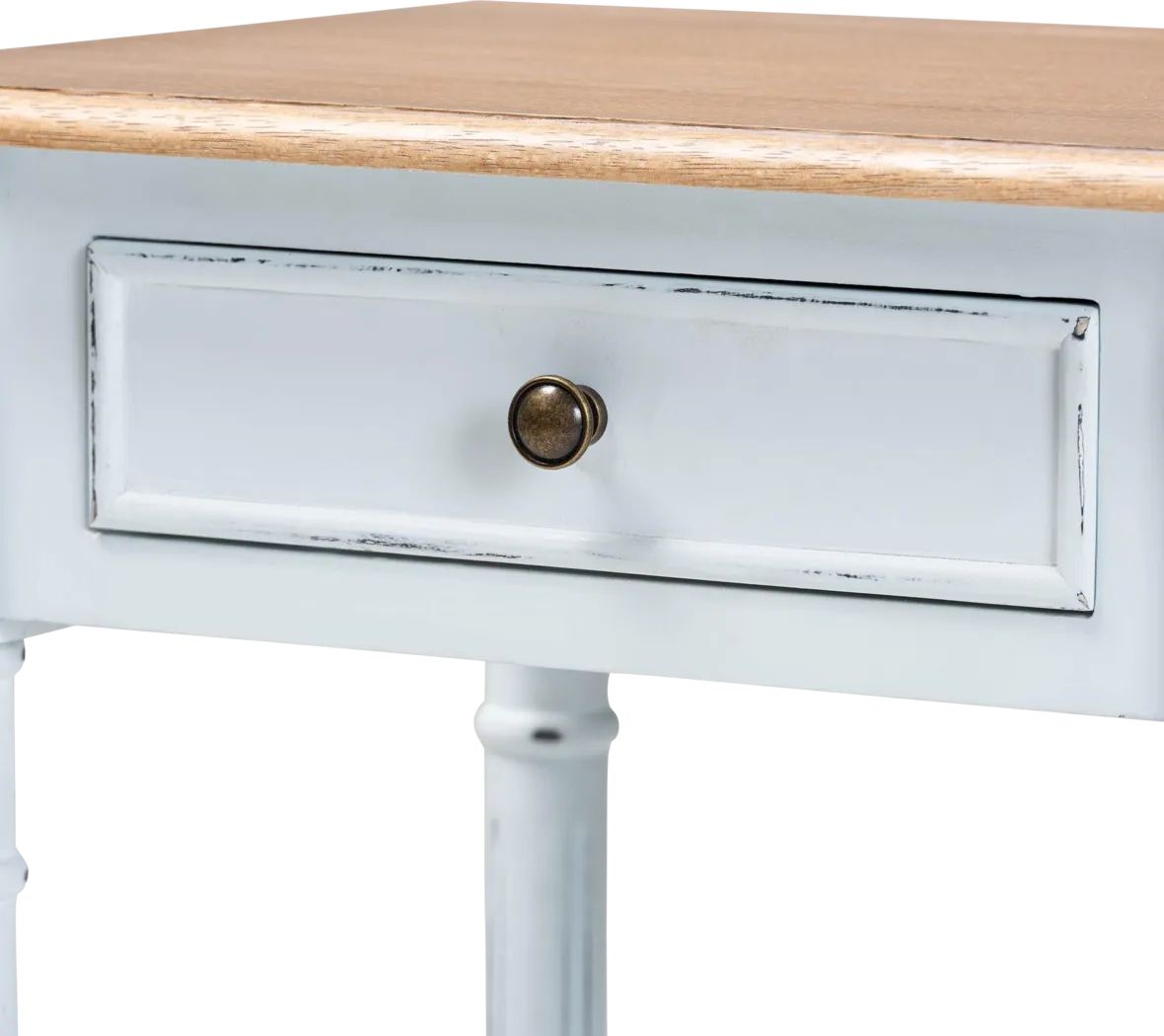 Caracaly White End Table - Thumbnail - Image 8