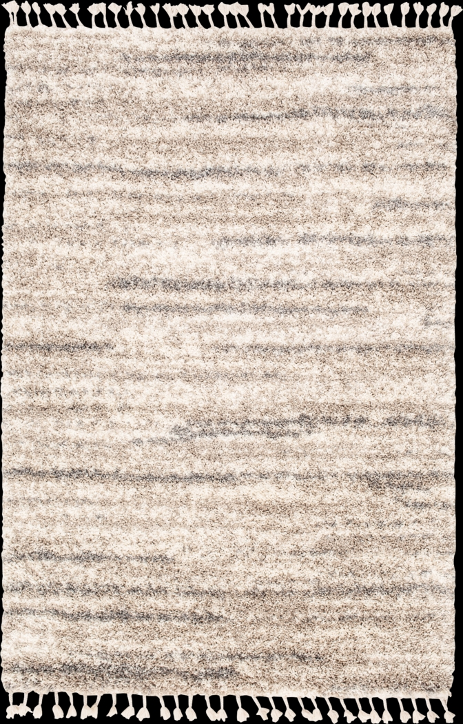 Caraline Cream 7'10 x 9'10 Rug - Thumbnail - Image 1
