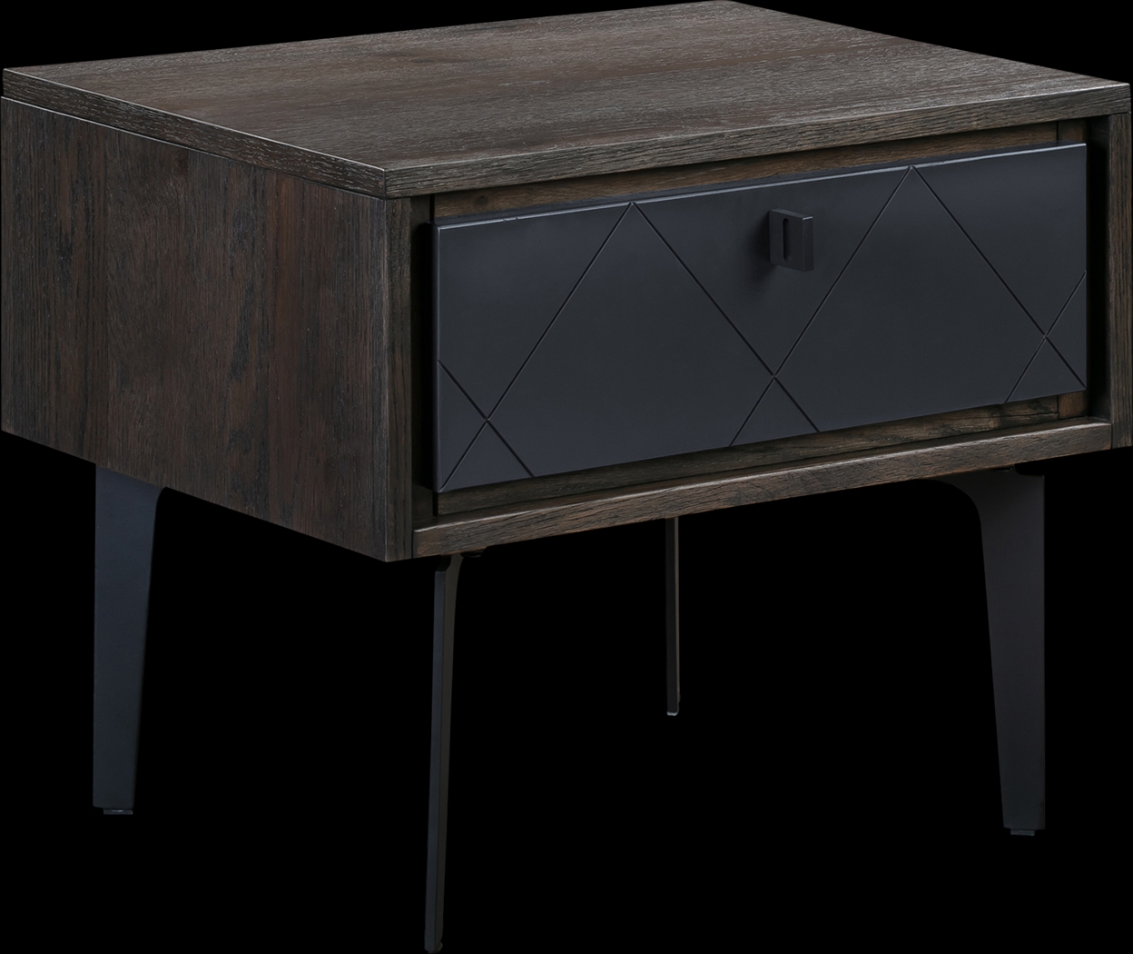 Caralyne Gray Nightstand - Thumbnail - Image 1
