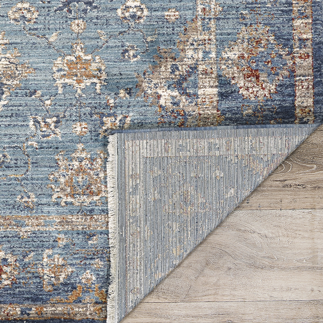 Carameny Denim 7'10 x 10'9 Rug - Thumbnail - Image 3
