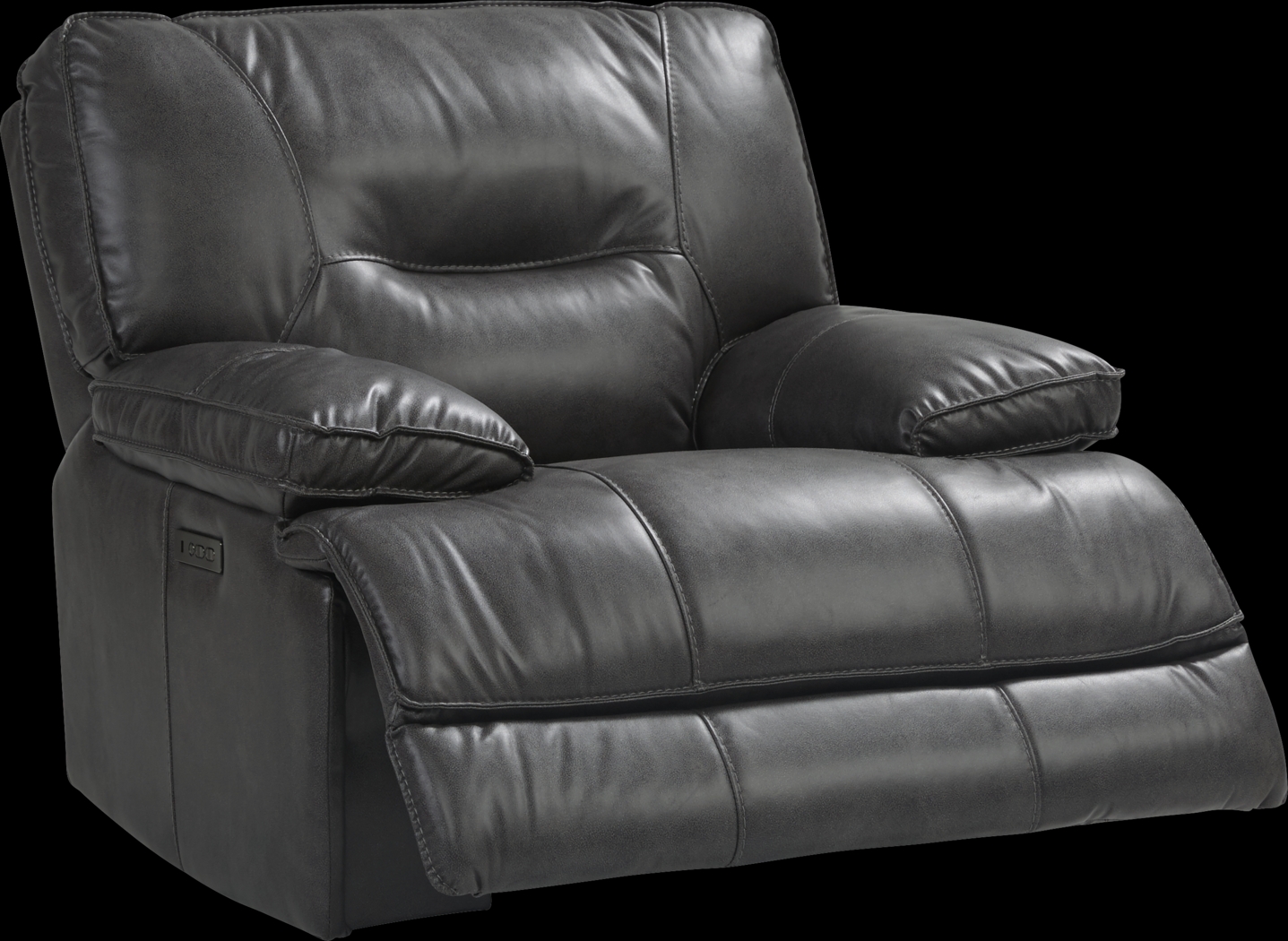 Caranova Dark Gray 7 Pc Dual Power Reclining Sectional Living Room - Thumbnail - Image 9