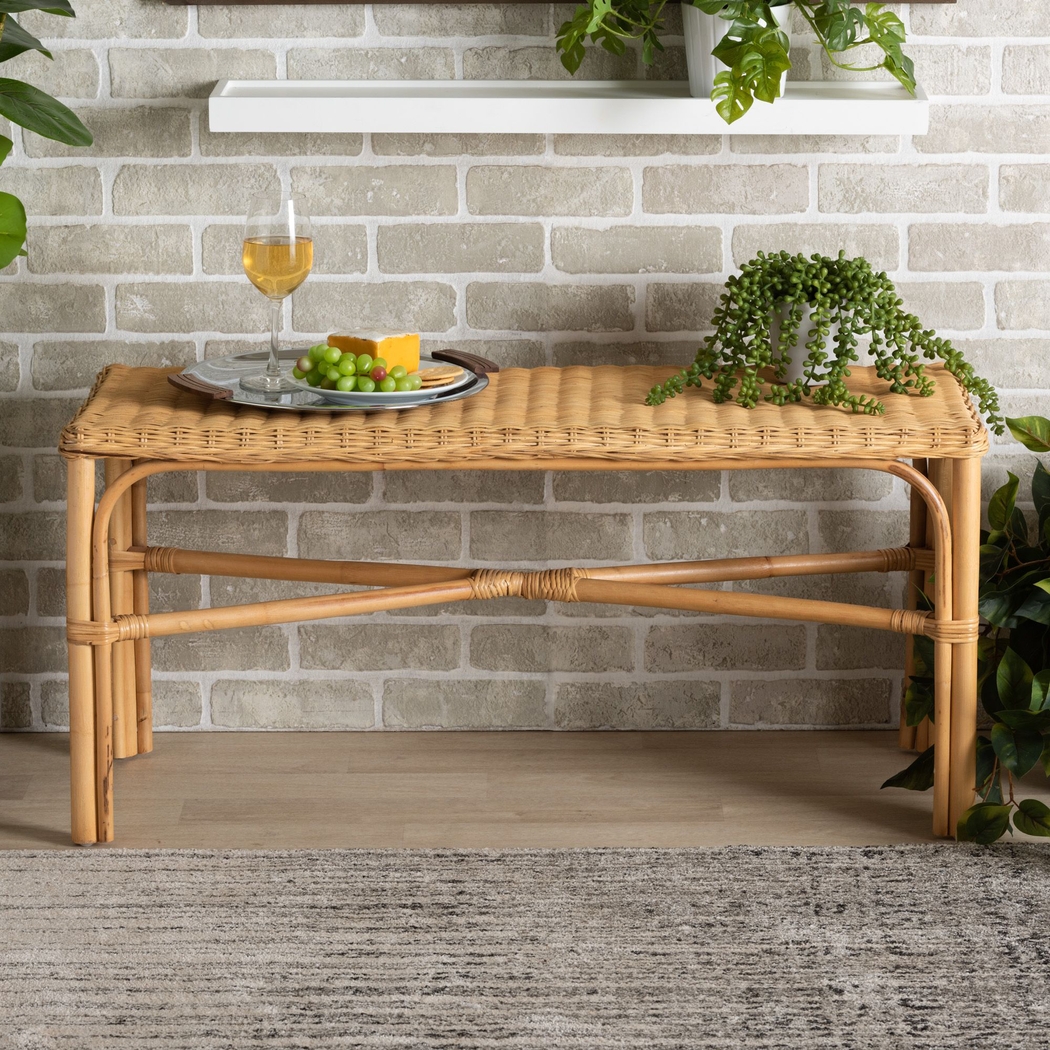 Carapia Brown Bench - Thumbnail - Image 2