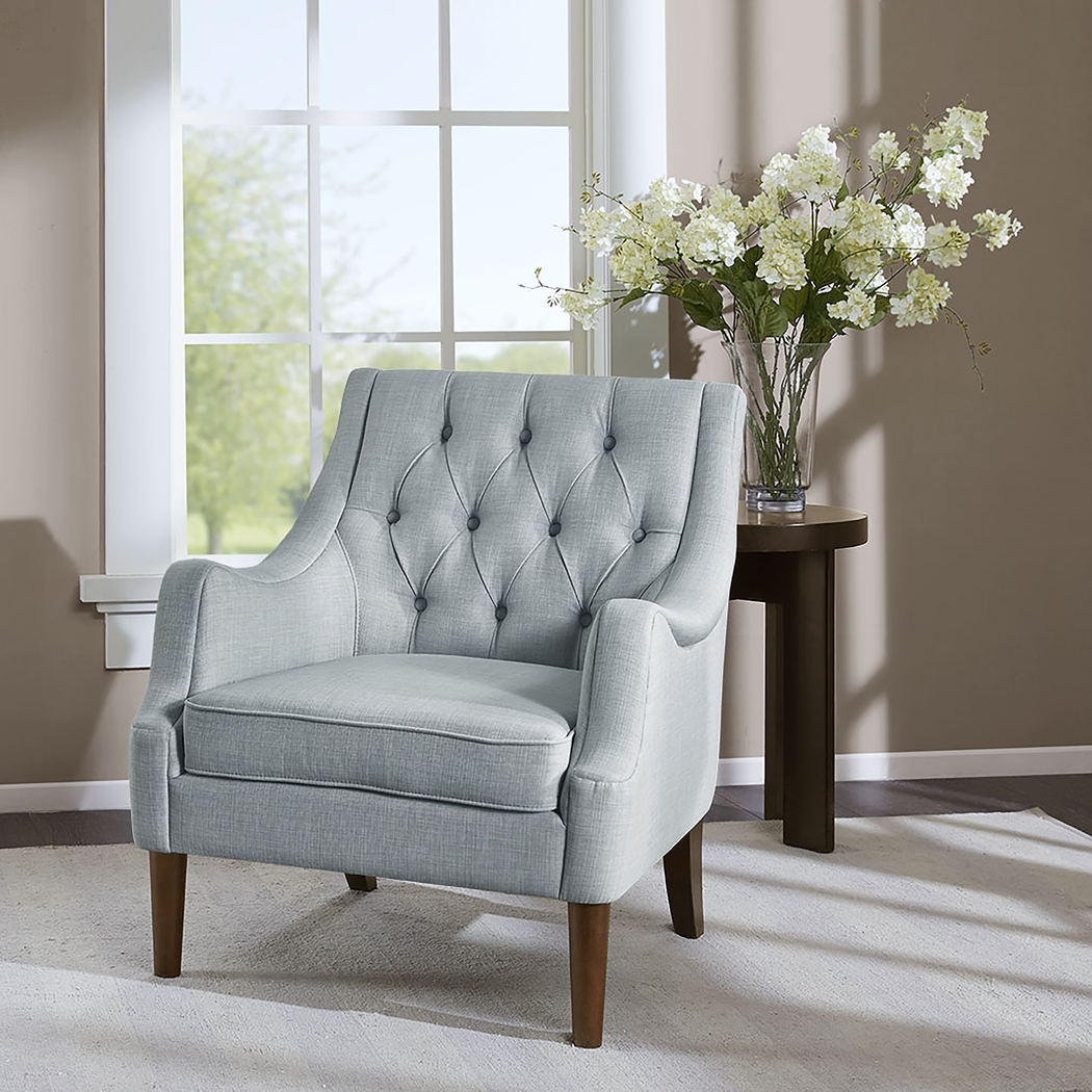 Caravatta Blue Accent Chair - Thumbnail - Image 2