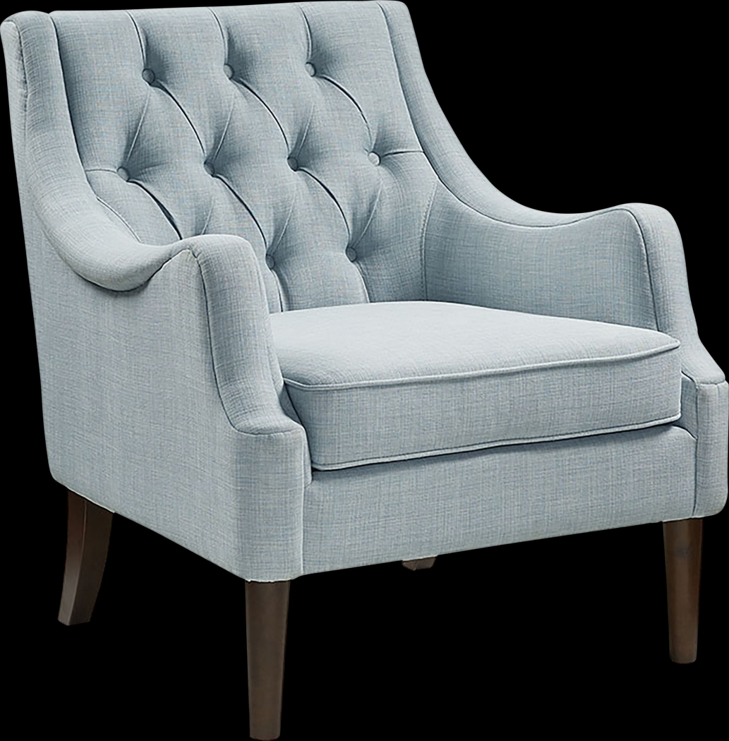 Caravatta Blue Accent Chair - Thumbnail - Image 1