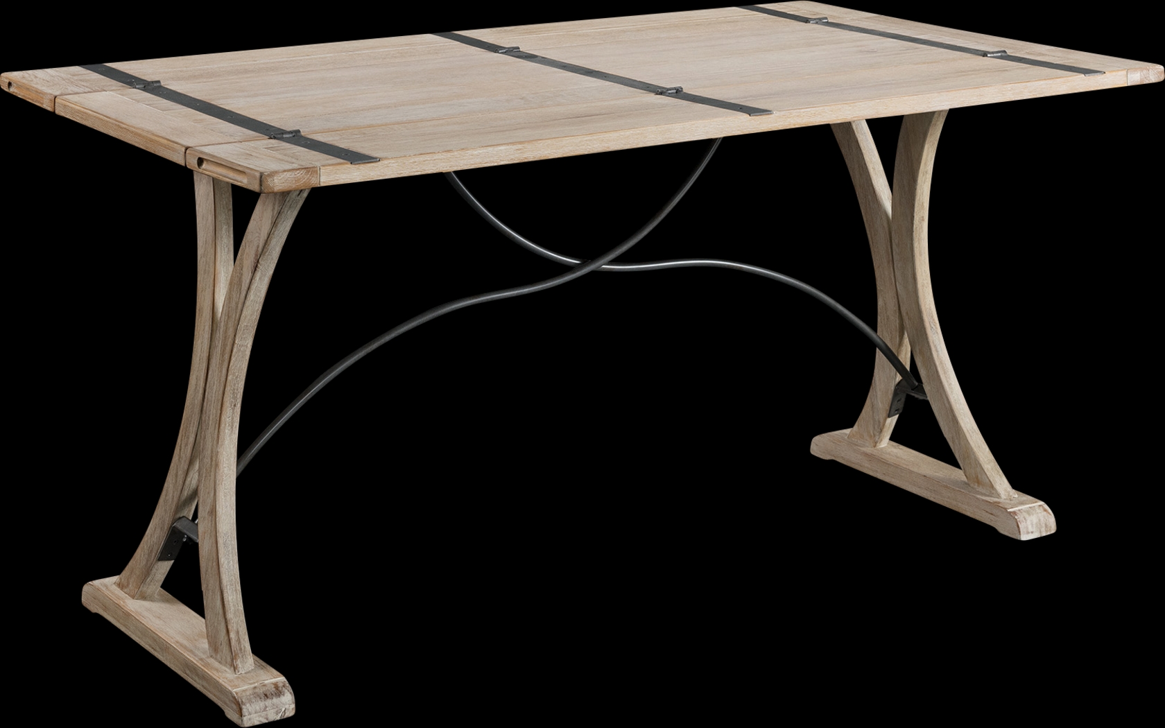 Caravatta Brown Folding Top Dining Table - Thumbnail - Image 3