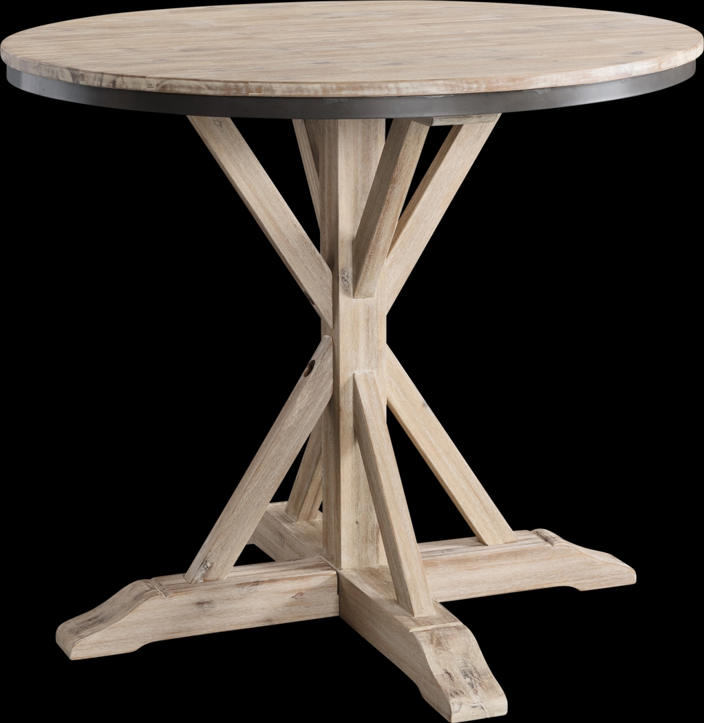Caravatta Brown Round Counter Height Table - Thumbnail - Image 1