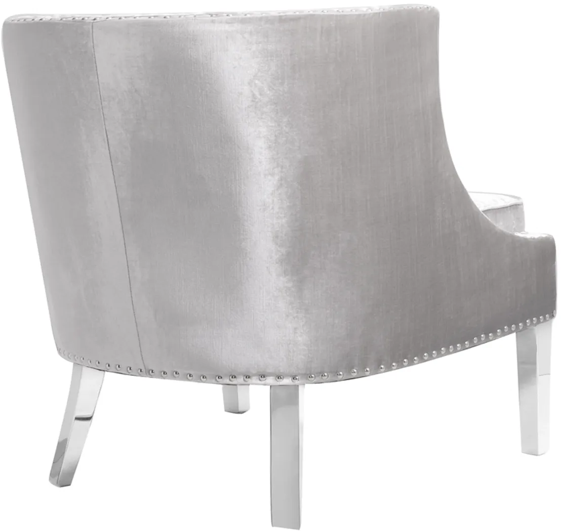 Carbery Gray Accent Chair - Thumbnail - Image 2