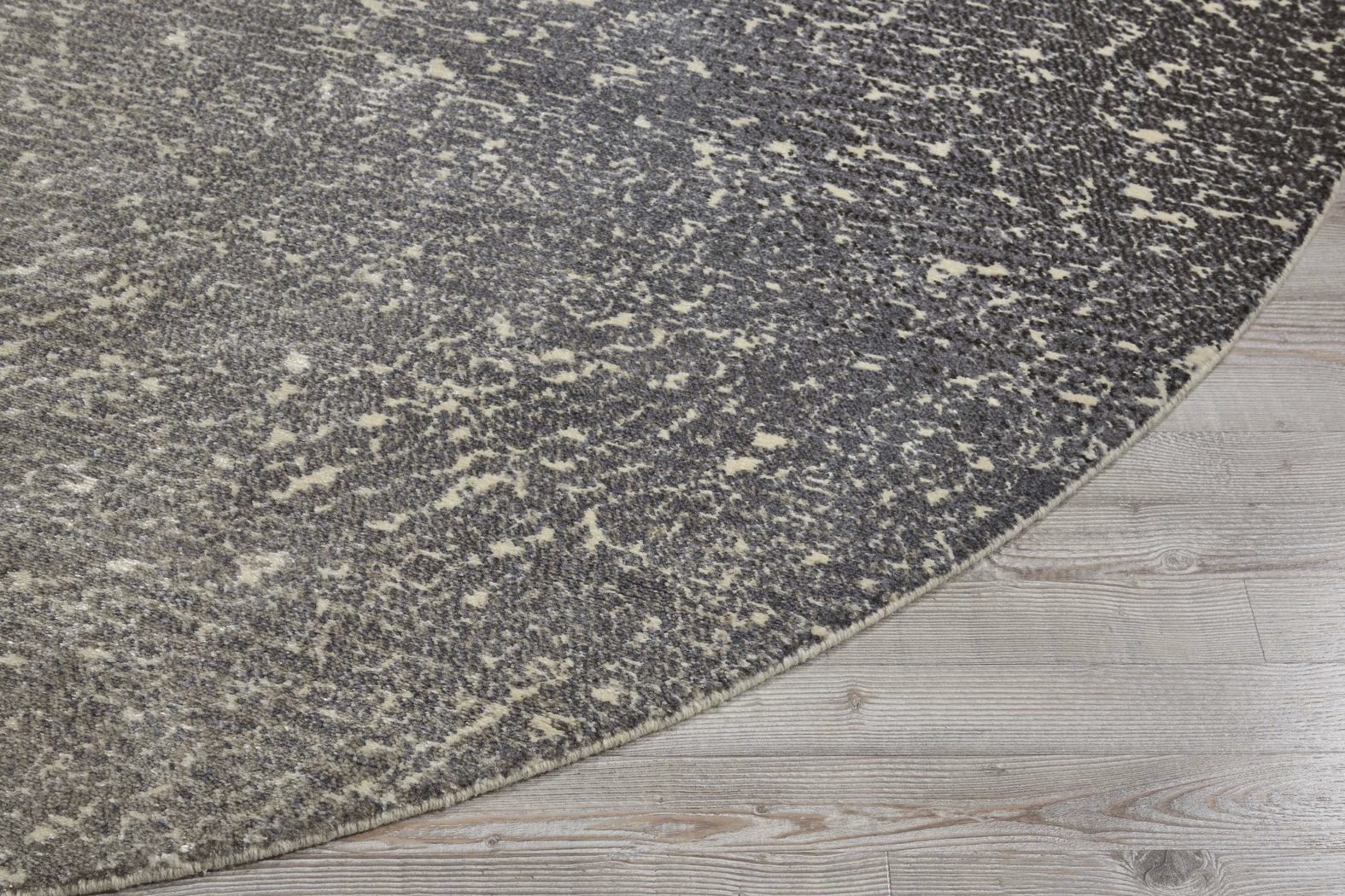 Carbonite Ivory 8' Round Rug - Thumbnail - Image 4