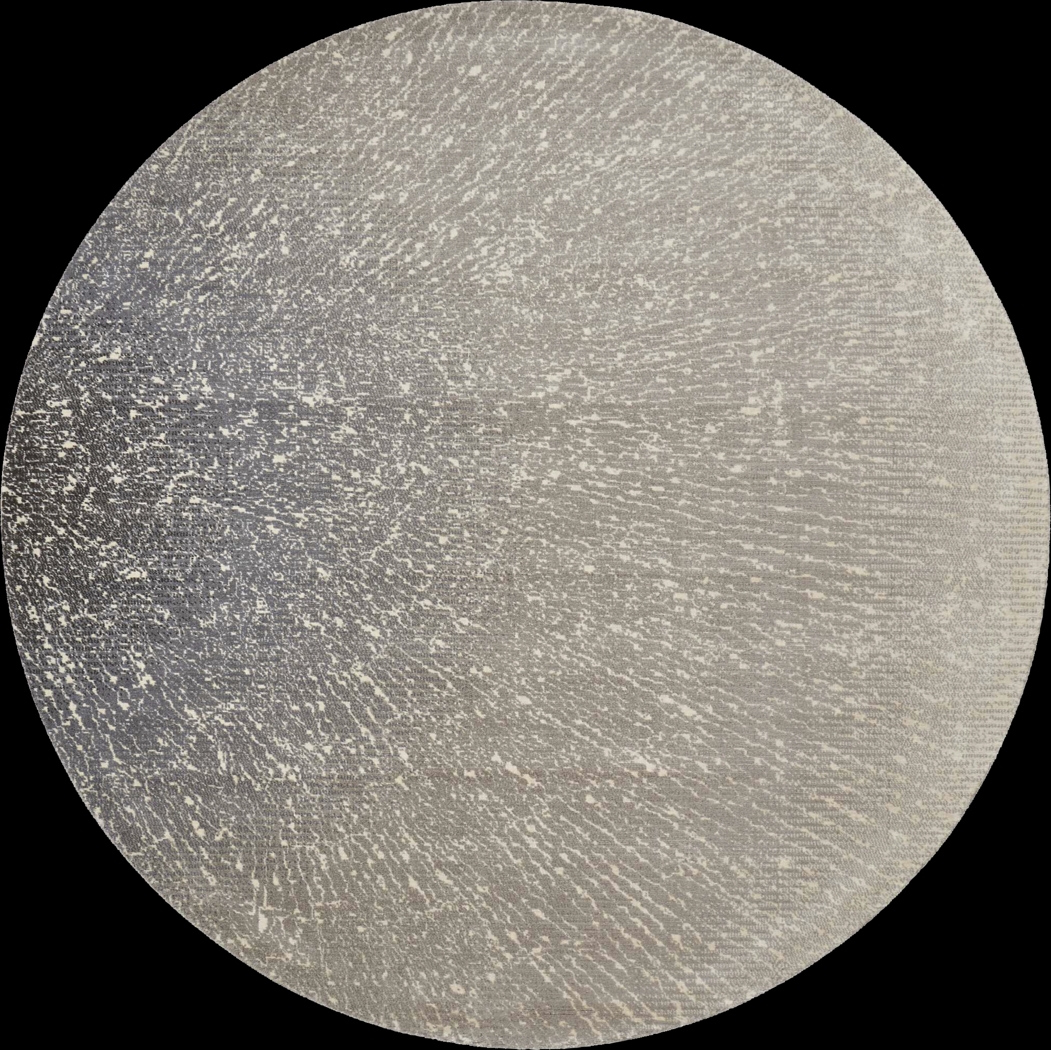 Carbonite Ivory 8' Round Rug - Thumbnail - Image 1