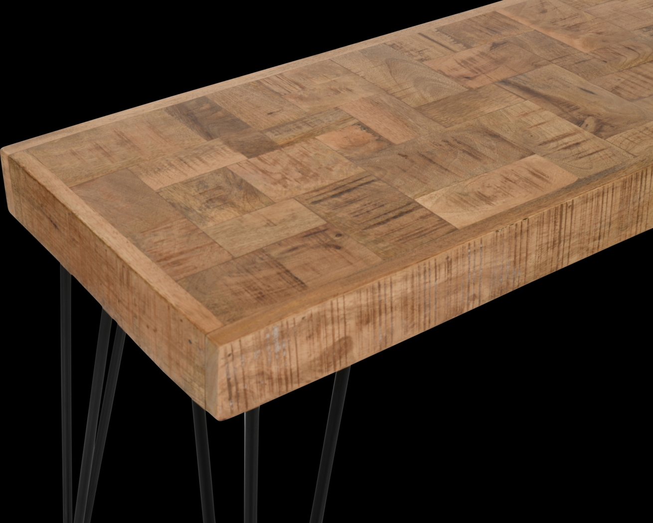 Carcora Brown Sofa Table - Thumbnail - Image 4