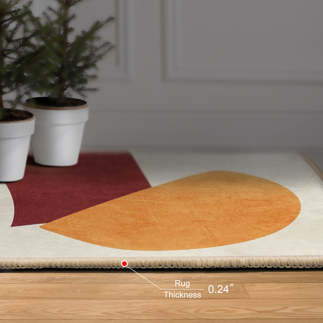 Cardaillac Rust 5' x 7'7 Rug - Thumbnail - Image 4