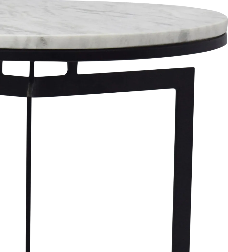 Cardamon White Accent Table - Thumbnail - Image 3