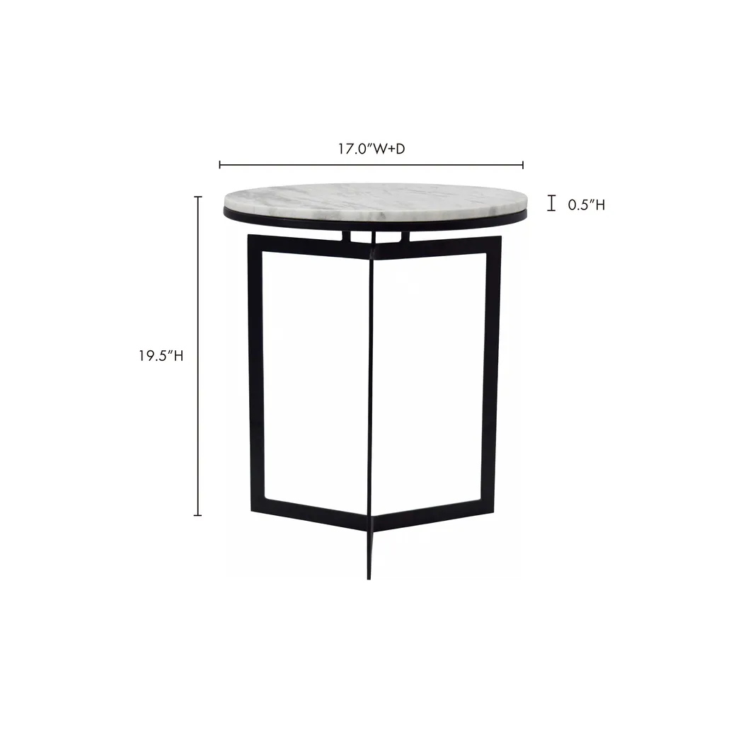 Cardamon White Accent Table - Thumbnail - Image 4