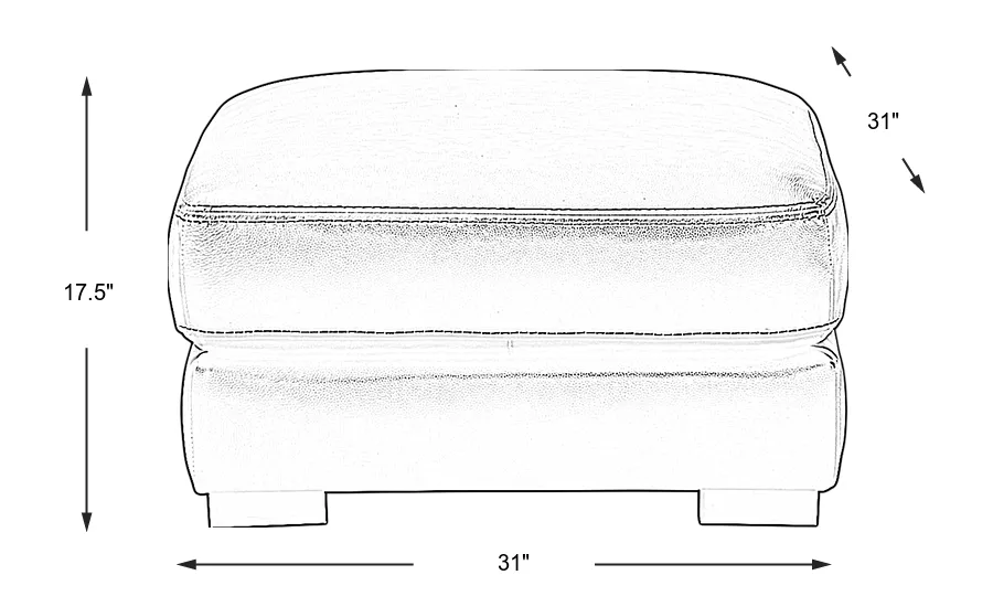 Dimension Image. Please refer to the Dimension Tab on this page for dimension details.