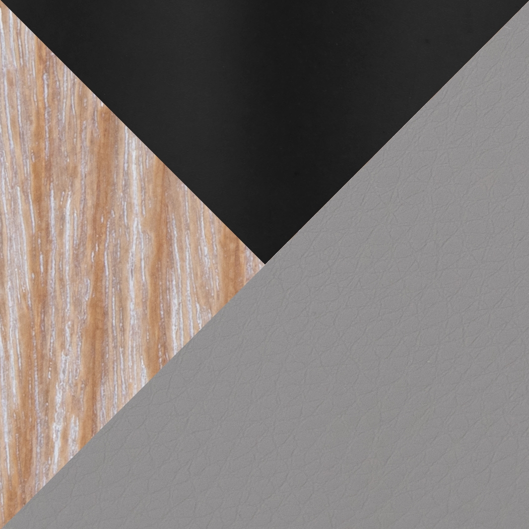 Cardeza IV Gray Adjustable Swivel Barstool, Set of 2 - Thumbnail - Image 11