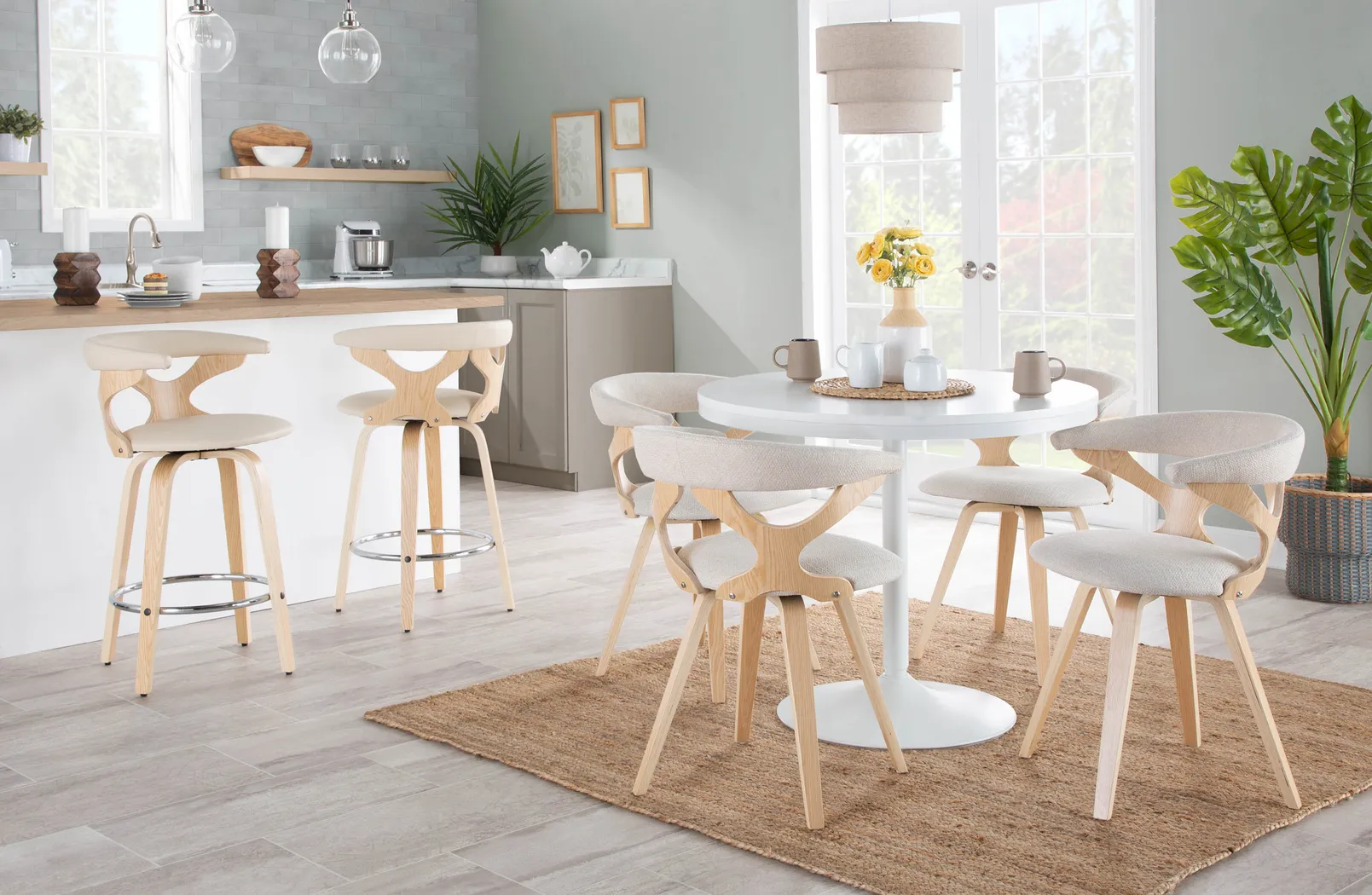 Cardeza Natural Counter Height Stool, Set of 2 - Thumbnail - Image 11