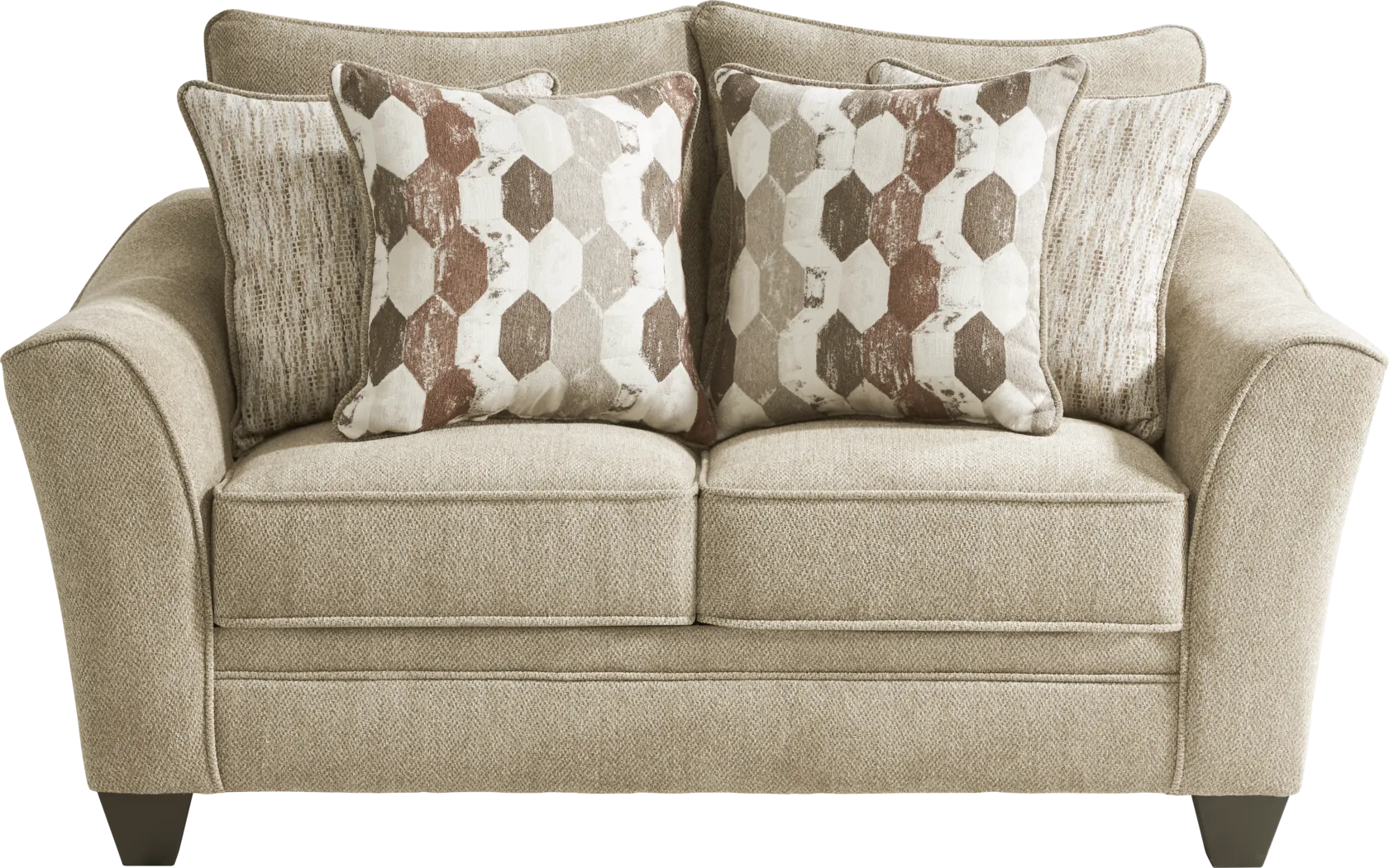 Cardiff Court Almond Loveseat - Thumbnail - Image 1