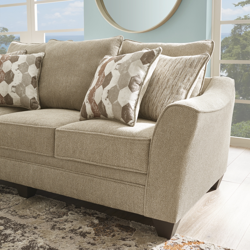 Cardiff Court Almond Sofa - Thumbnail - Image 2