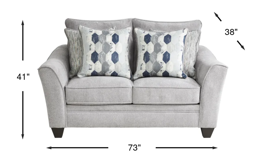 Dimension Image. Please refer to the Dimension Tab on this page for dimension details.