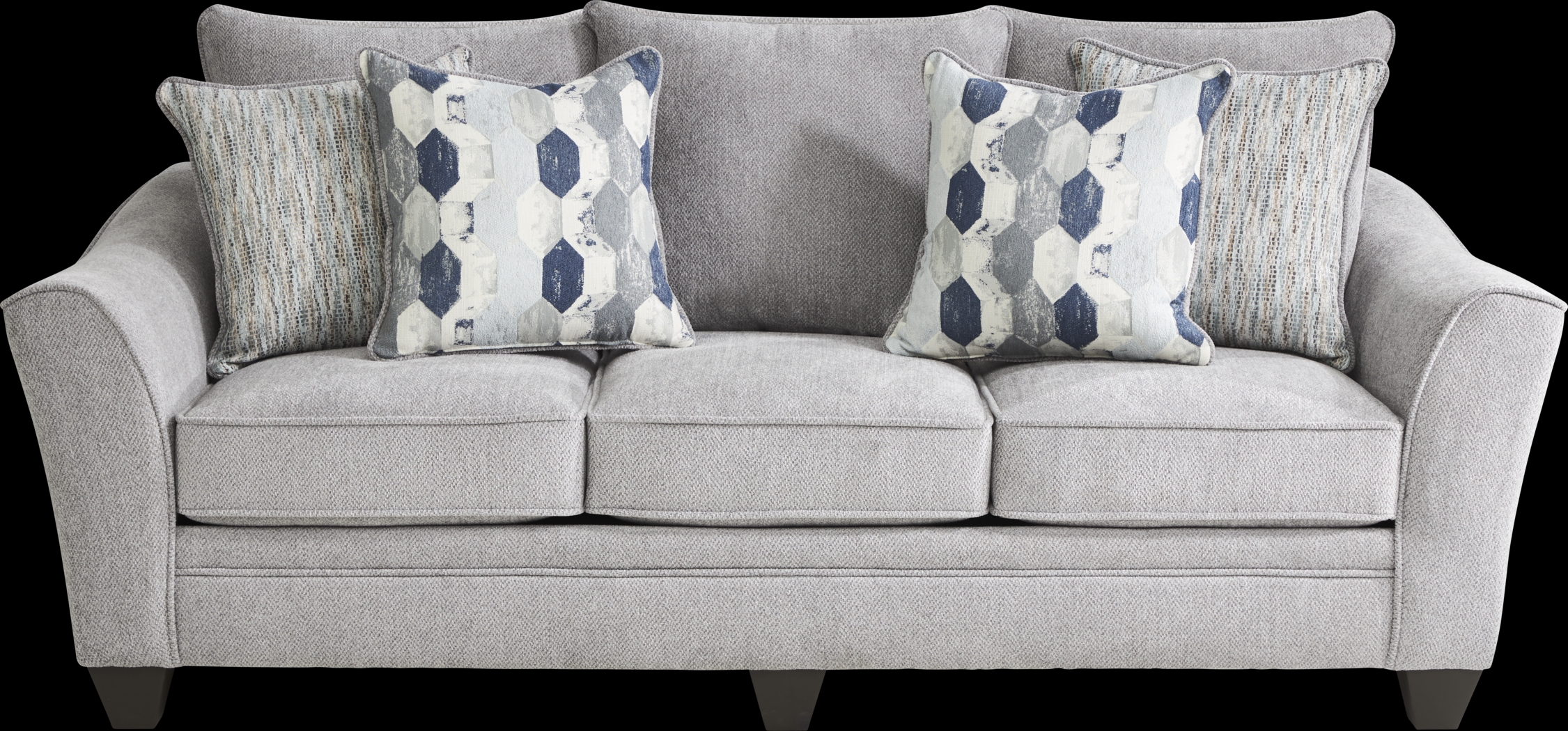 Cardiff Court Silver Sofa - Thumbnail - Image 1