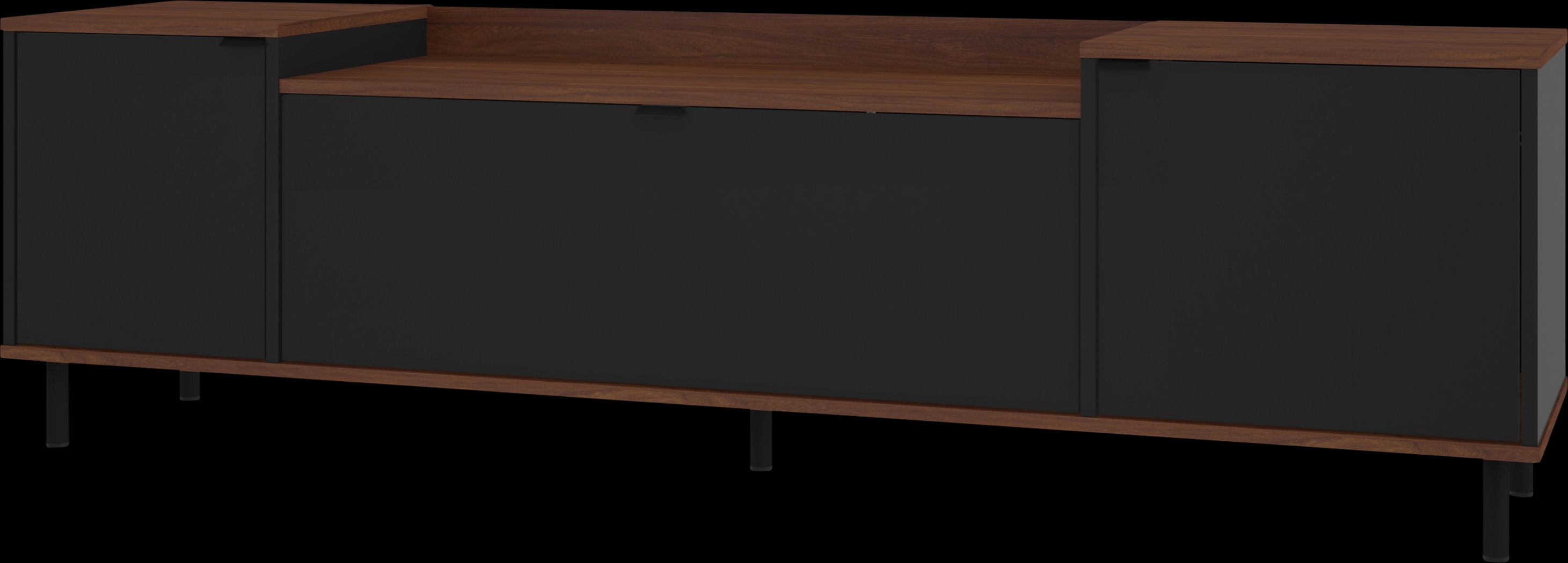 Cardifs Black 67 in. Console - Thumbnail - Image 1